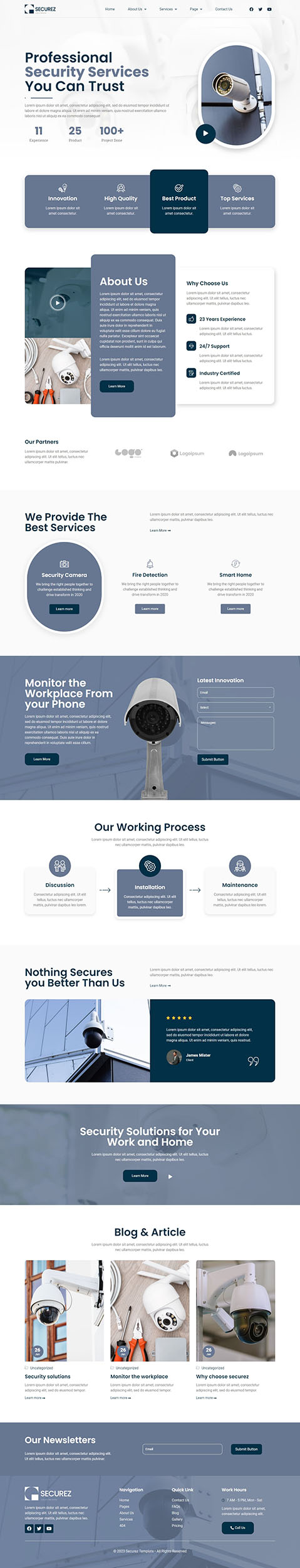 Homepage layout variation